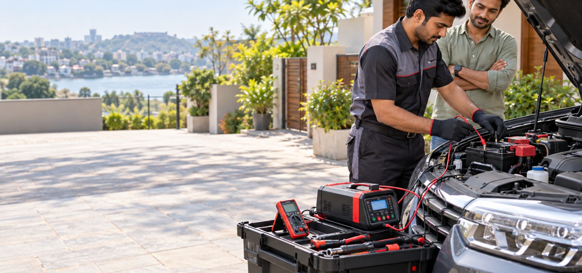 On-Site Battery Charging